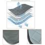 KHLZ US Guinea Pig Fleece Cage Liners - Small Animals Washable Dog Pee Pads, Fast Absorbent, Waterproof Reusable Pet Pee Pad for Training Pee Pad（23.6 x 17.7inch, 2pcs