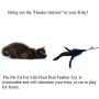 Pet Fit For Life Feather Teaser and Exerciser for Cat and Kitten - Cat Toy Interactive Cat Wand