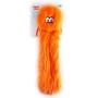 West Paw Rowdies with HardyTex, Plush Dog Toy (Judith, Orange Fur) & Zogoflex Jive Ball Dog Chew Toy (2-Inch, Tangerine)