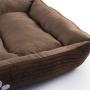 Petper Pet Self-Warming Bed, Dog Sofa Bed Paw Print