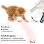 Anchovys Derby LED Cat Toy Cat Catch Interactive Red Fish LED Light Paw Style Exercise Chaser Toy Pet Training Tool (No Battery Include)