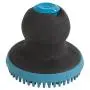 Fancy Fur FURemover Soap Dispensing Scrubber Brush, Pet Grooming Hand Brush, Reduce Shedding During Bath Time, Natural Rubber Pet Brush, Colors May Vary