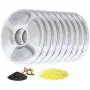 TUOWS Pet Fountain Filters Replacement Activated Carbon Filters for Cats and Dogs Automatic Water Dispenser TUOWS Pet Fountain Filters Replacement Activated Carbon Filters for Cats and Dogs Automatic Water Dispenser