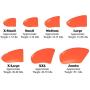 Purrdy Paws 40-Pack Soft Nail Caps for Dogs Claws Orange