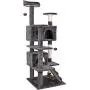 JJW Cat Tree Tower with Sisal Scratching Posts Condos,Hammock Plush Perches,Cat Activity Centres Kittens Furniture Play House JJW Cat Tree Tower with Sisal Scratching Posts Condos,Hammock Plush Perches,Cat Activity Centres Kittens Furniture Play House