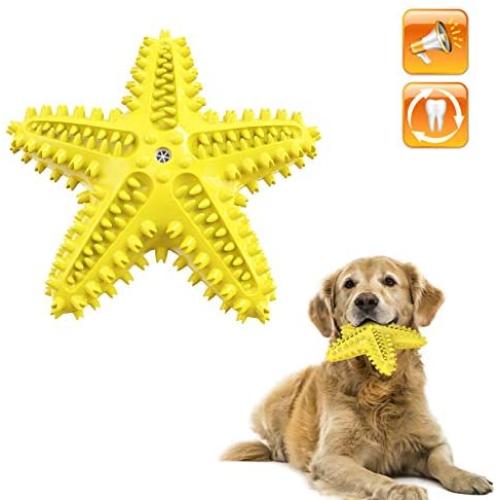 OUTFANDIA Dog Toys for Aggressive Chewers Large Breed, Squeaky Dog Toys for Medium Large Dogs, 100% Natural Rubber