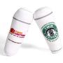 Twin Critters Organic Silvervine Catnip KittiBuzz Coffee Cups Refillable Plush 2-Pack for Cats & Kittens No Artificial Ingredients - More Powerful Than Catnip - Great Gift for Coffee Drinkers