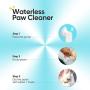 PETRIBE Dog Paw Cleaner, Portable Waterless Cleaning Shampoo for Dogs Foot Washing, Silicone Grooming Brush for Muddy Paws