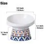 LIONWEI LIONWELI Ceramic Tilted Elevated Cat Dog Bowl Raised Cat Food Water Bowl Dish no Spill Pet Comfort Feeding Bowls with Mat LIONWEI LIONWELI Ceramic Tilted Elevated Cat Dog Bowl Raised Cat Food Water Bowl Dish no Spill Pet Comfort Feeding Bowls with Mat