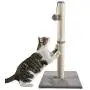Qucey 32 Inches Tall Cat Scratching Post, Claw Scratcher with Sisal Rope Include a Cat Interactive Plush Ball Toy Qucey 32 Inches Tall Cat Scratching Post, Claw Scratcher with Sisal Rope Include a Cat Interactive Plush Ball Toy