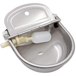 MUDUOBAN Stainless Steel Automatic Waterer Bowl Horse Cattle Goat Sheep Pig Dog Float Valve Water Trough Farm Supplies Livestocktool