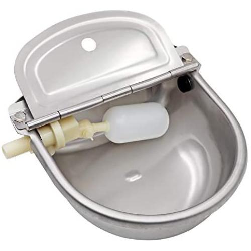 MUDUOBAN Stainless Steel Automatic Waterer Bowl Horse Cattle Goat Sheep Pig Dog Float Valve Water Trough Farm Supplies Livestocktool