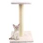 Cloe E Cluzo 28'' Tall Single Tier Scratching Post, Kitty Scratching Post with Platform, Durable Sisal Covered Scratching Pole