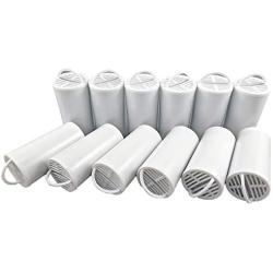 NRP Value Pack of 12 Water Activated Charcoal Filter Replacement for Drinkwell 360 Pet Fountain Stainless Multi-Pet Dog & Cat