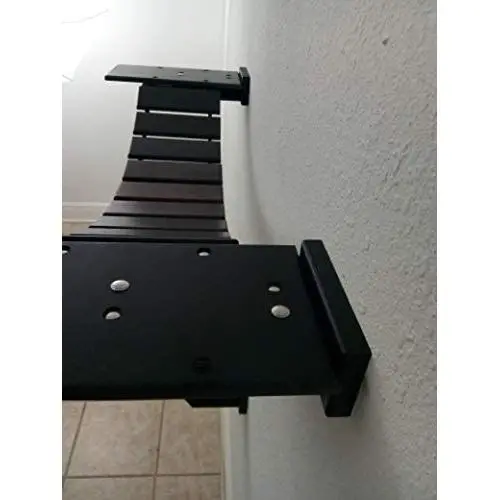 A Cats Domain 7- Pc Wall Mounted Bed Breakfast Bridge Set (30 Bridge Length, Black) A Cats Domain 7- Pc Wall Mounted Bed Breakfast Bridge Set (30 Bridge Length, Black)