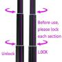 GoodsBeauty Interactive Dog Toys - Extendable Flirt Pole with 2pcs Braided Rope Tugs for Dog Outdoor Entertainment, Train and Exercise, Black, Size L GoodsBeauty Interactive Dog Toys - Extendable Flirt Pole with 2pcs Braided Rope Tugs for Dog Outdoor Entertainment, Train and Exercise, Black, Size L