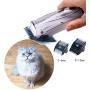 Dog Shaver Vacuum, USB Charging Hair Suction Cordless Pet Trimmer, Low Noise with 2 Limit Combs, Electric Pet Shaver for Dog/Puppy/Cat Grooming