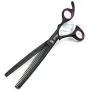 7.0 inches Professional Dog Grooming Scissors Set Straight & thinning & Curved & chunkers 4pcs in 1 Set (with Comb)