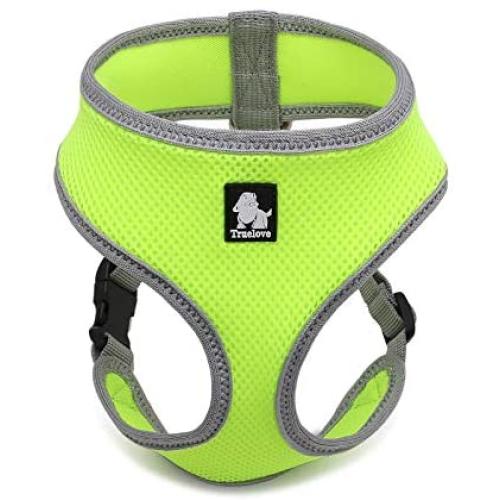 Mesh Breathable Vest Dog Harness Easily Adjustable, Super Light Weight, distributes Pressure Comfortably Across The Chest. Machine Washable.