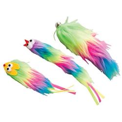SPOT Ethical Pets Tie Dye Plush Cat Toy, 5'', Assorted (52043)