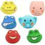 Squeaky Dog Toys, 6 Pack Soft Rubber Puppy Teeth Toys Funny Animal Sets Pet Interactive Fetch Play for Small Dogs Best Gifts