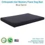 Pet Support Systems XL Premium Dog Beds - Gel Orthopedic Memory Foam - 100% Made in USA - Luxury Washable Pet Bed | X-Large | 40''x35''x4.5'' | Blue Denim | Pet Support Systems XL Premium Dog Beds - Gel Orthopedic Memory Foam - 100% Made in USA - Luxury Washable Pet Bed | X-Large | 40''x35''x4.5'' | Blue Denim |