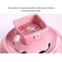 KUANDARM Fountains and Water Features Fountain Cat Water Feeder Water Dispenser Mute Circulating Water Handmade Artwork Drinking Fountains for Dogs, Pink