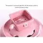 KUANDARM Fountains and Water Features Fountain Cat Water Feeder Water Dispenser Mute Circulating Water Handmade Artwork Drinking Fountains for Dogs, Pink KUANDARM Fountains and Water Features Fountain Cat Water Feeder Water Dispenser Mute Circulating Water Handmade Artwork Drinking Fountains for Dogs, Pink