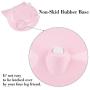 ljfjf Cat Bowls,3PCS Cat Bowl Set Non Slip Cat Bowls Durable Cat Food Bowl Plastic Cat Shaped Pet Water Bowl Pink/White/Gray for Cats and Puppys (Color : -)