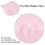 ljfjf Cat Bowls,3PCS Cat Bowl Set Non Slip Cat Bowls Durable Cat Food Bowl Plastic Cat Shaped Pet Water Bowl Pink/White/Gray for Cats and Puppys (Color : -)