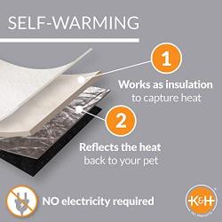 K&H Pet Products Self-Warming Lounge Sleeper Pet Bed