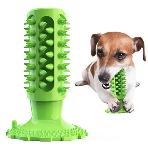 WZBP Dog chew Toy, Indestructible Durable Dog Squeaky Toothbrush to Help Clean and Care for Teeth, Suitable All Types of Dogs. WZBP Dog chew Toy, Indestructible Durable Dog Squeaky Toothbrush to Help Clean and Care for Teeth, Suitable All Types of Dogs.
