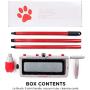 LeBrush 2.0 Universal Pet Dog Cat Hair Remover Brush Broom Tool, Multi-Functional Carpet & Fabric Cleaning Broom Brush Tool for Picking up Cat, Dog, Pet Hair Fur with Vacuum Cleaner Adapter