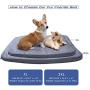Orangdogo Dog Bed, Washable Dog Bed Outdoor Dog Bed Mattress with Removable Washable Cover - Soft and Warm Fleece Cover for Medium and Large Dogs