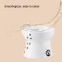 skullant Cat Ceramic Raised Food Bowls,Slanted Elevated Porcelain Feeder,Backflow Prevention,Dishwasher and Microwave Safe…