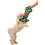 Pets First NCAA Football Field Dog Toy with Squeaker. - Oklahoma State Cowboys - for Tug, Toss, and Fetch. - Tough & Durable PET Toy