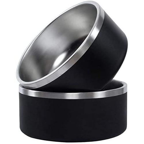 Ihoming Dog Bowl | 304 Stainless Steel Food Water Dish for Dogs and Cats,Pet Bowl for Food & Water