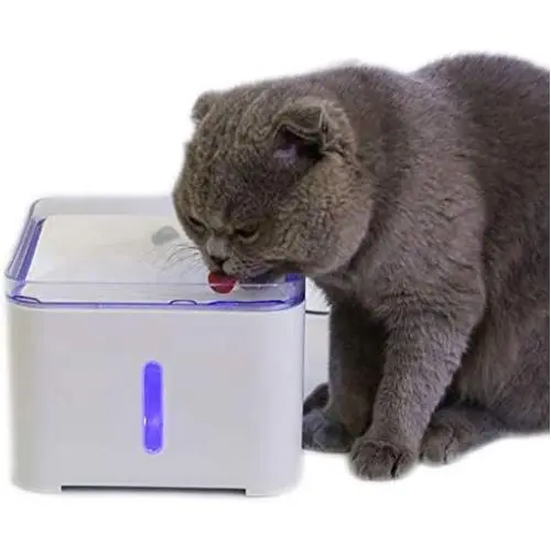 YUNDING Automatic Pet Fountain 2L Active Water Source Cat Water Fountain Quiet Dog Cat Water Dispenser Healthy and Hygienic Drinking Bowl with 2 Activated Carbon Filter YUNDING Automatic Pet Fountain 2L Active Water Source Cat Water Fountain Quiet Dog Cat Water Dispenser Healthy and Hygienic Drinking Bowl with 2 Activated Carbon Filter