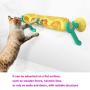 VARWANEO Catnip Toys,cat Toy,Multifunctional Turntable, Bump pad, Built-in Luminous Ball, high-Content Catnip Ball, Develop Intelligence with Fun