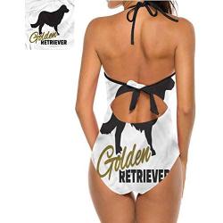 Two Piece Sexy Swimsuit Dog Silhouette Great for Trip to Hawaii