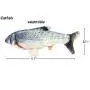 baikangsheng Cat Kicker Fish Toy Realistic Plush Simulation Moving Fish Electric Cat Toy, Funny Interactive Pets Chew Bite Supplies for Cat/Kitty/Kitten Fish Flop Cat Toy That Moves Catnip Toys(1pcs) baikangsheng Cat Kicker Fish Toy Realistic Plush Simulation Moving Fish Electric Cat Toy, Funny Interactive Pets Chew Bite Supplies for Cat/Kitty/Kitten Fish Flop Cat Toy That Moves Catnip Toys(1pcs)