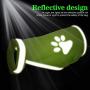 HONUTIGE Pet Safety Vest, High Visibility for Outdoor Activity Day and Night, Dog Exercise Reflective Costumes, Dog Chest Harness Adjustable, Green