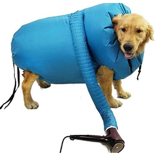 Emoly Pet Dog Dryer, Protable Fast Easy Blower Professional Tool Hair Pet Low Noise Puff and Fluff Bath Grooming - Medium
