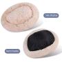 BFACCIA Dog Beds Donut Dog Bed Faux Fur Cuddler Anti-Anxiety Calming Pet Bed Washable Dog Bed Self Warming Indoor Sleeping Bed for Large Medium Small Dogs and Cats