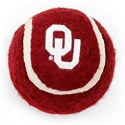 Pet Goods Manufacturing Oklahoma Sooners Tennis Balls (4 Pack)