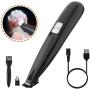 Dog Clippers with LED lights, Professional Dog Grooming Clippers, 2 Speeds USB Rechargeable, Low Noise Cordless Electric Dog Clippers for Small Dogs and Cats Around Face, Eyes, Ears, Rump, Paws