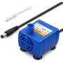 Kutoraworks Replacement Pump for Veken 84 oz/2.5 L Cat Water Fountain and isYoung 54 oz Cat Fountain with Cleaning Brush