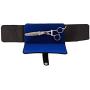 Tamsco Genuine Japanese Stainless Steel Scissors 6.5-Inch with 32 Teeth Blade, Single Sided Removes 33-Percent of The Hair, Adjustable Tesion Screw