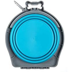 Loving Pets Bella Roma Travel Double Diner for Dogs