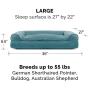Furhaven Pet - Traditional Sofa-Style Refillable Dog Pillow Bed for Dogs & Cats - Multiple Styles, Sizes, & Colors